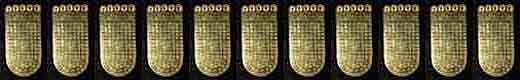 buddha footprint amulet thailand