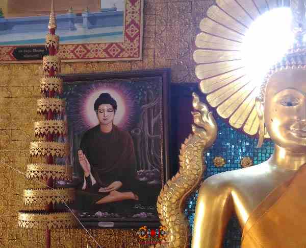 portrait authentique du bouddha