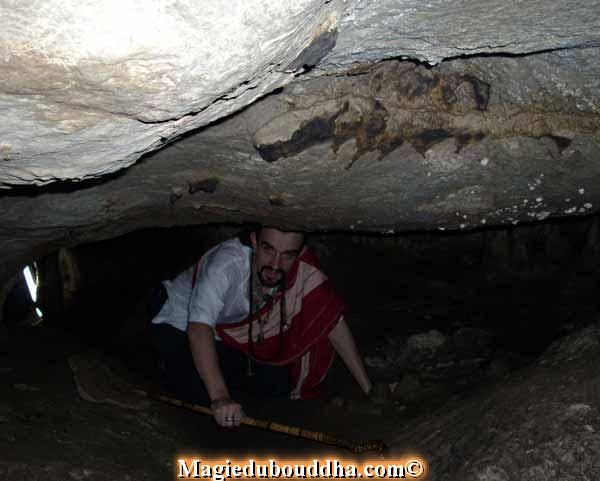 Inside a lek lai cave.