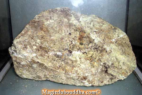 Sacred stone in a thai temple.