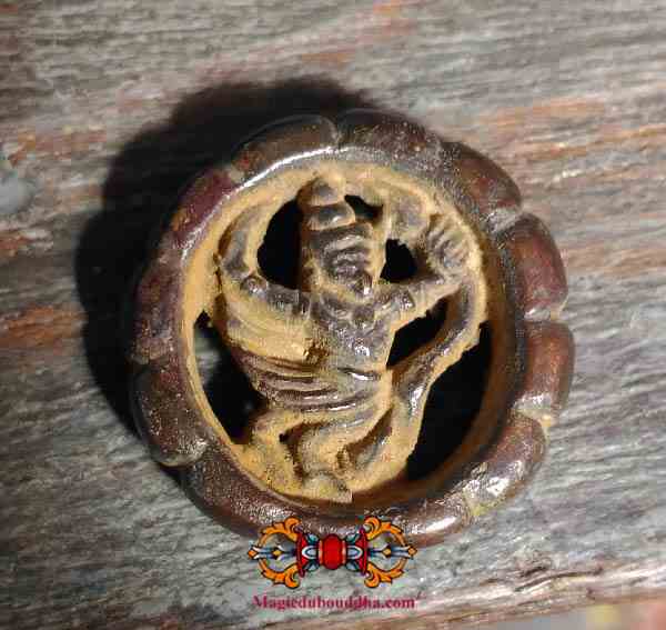monnaie ancienne de thailande avec un garuda