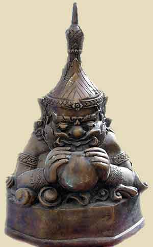Démon gardien thai phra rahu.