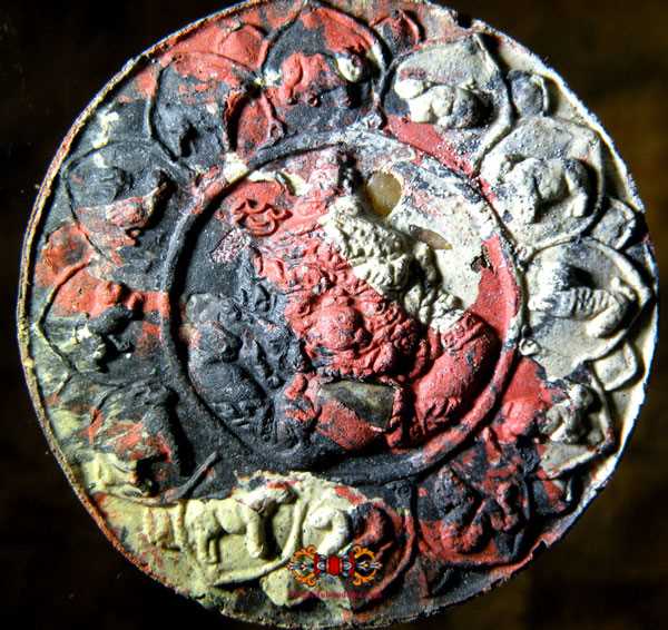 Belle amulette Thai de Phra Rahu.