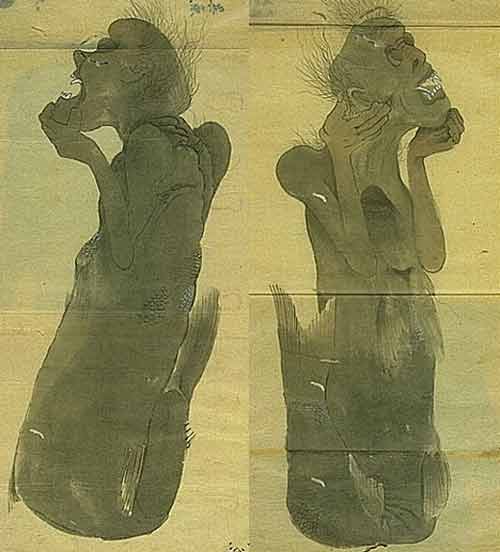sirène yokai japon