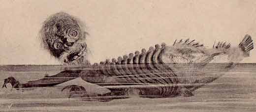 carte postale russe sirène