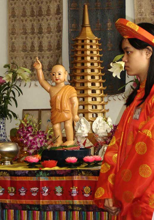Le bébé bouddha.
