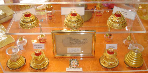 Reliques de Ananda et sariputra