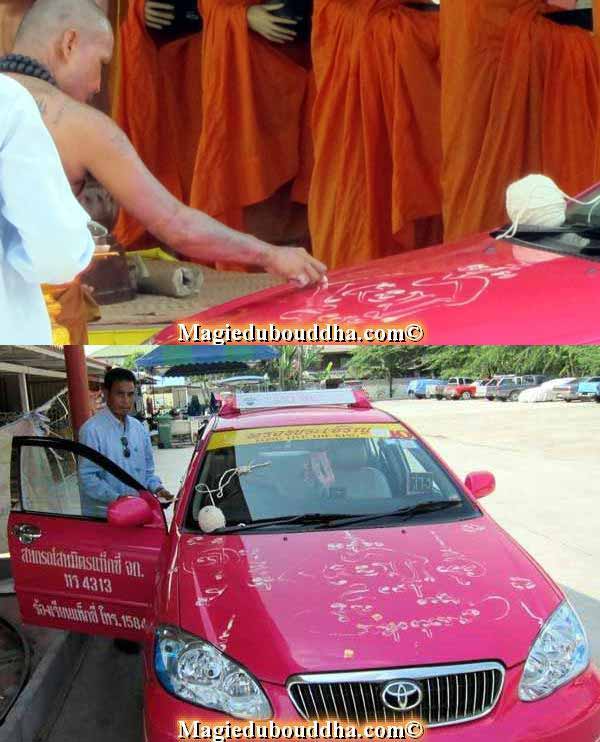 bénédiction taxi par venerable thai