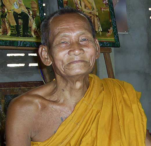 Portrait du vénérable luang phor chang.
