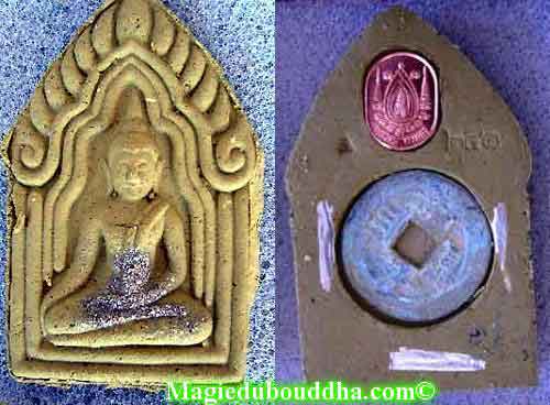 Amulette thai de charme phra khunpen de luang phor kallong.
