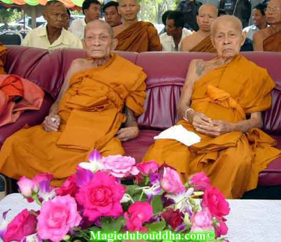 Luang phor kallong et luang phor daeng.