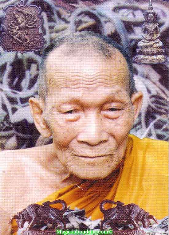 Amulette vaudou thai de luang phor kallong kwai tanoo.